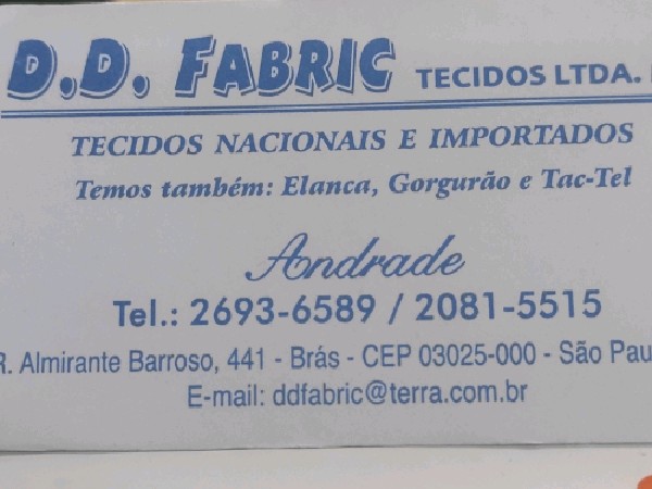 D.D. Fabric