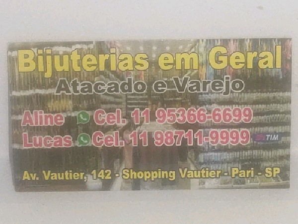 Bijuterias em Geral
