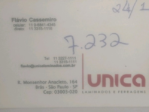 Unica Laminados e Ferragens