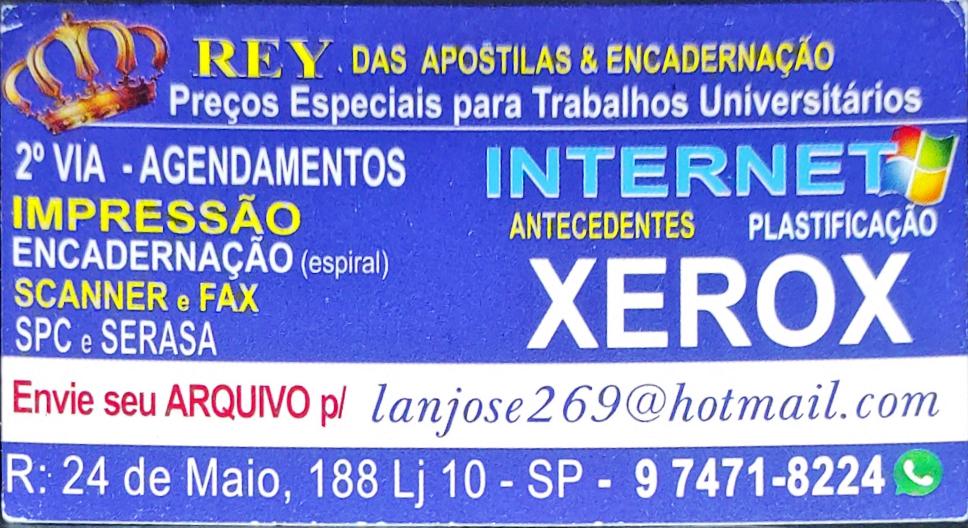 Rey das Apostilas & Encadernados