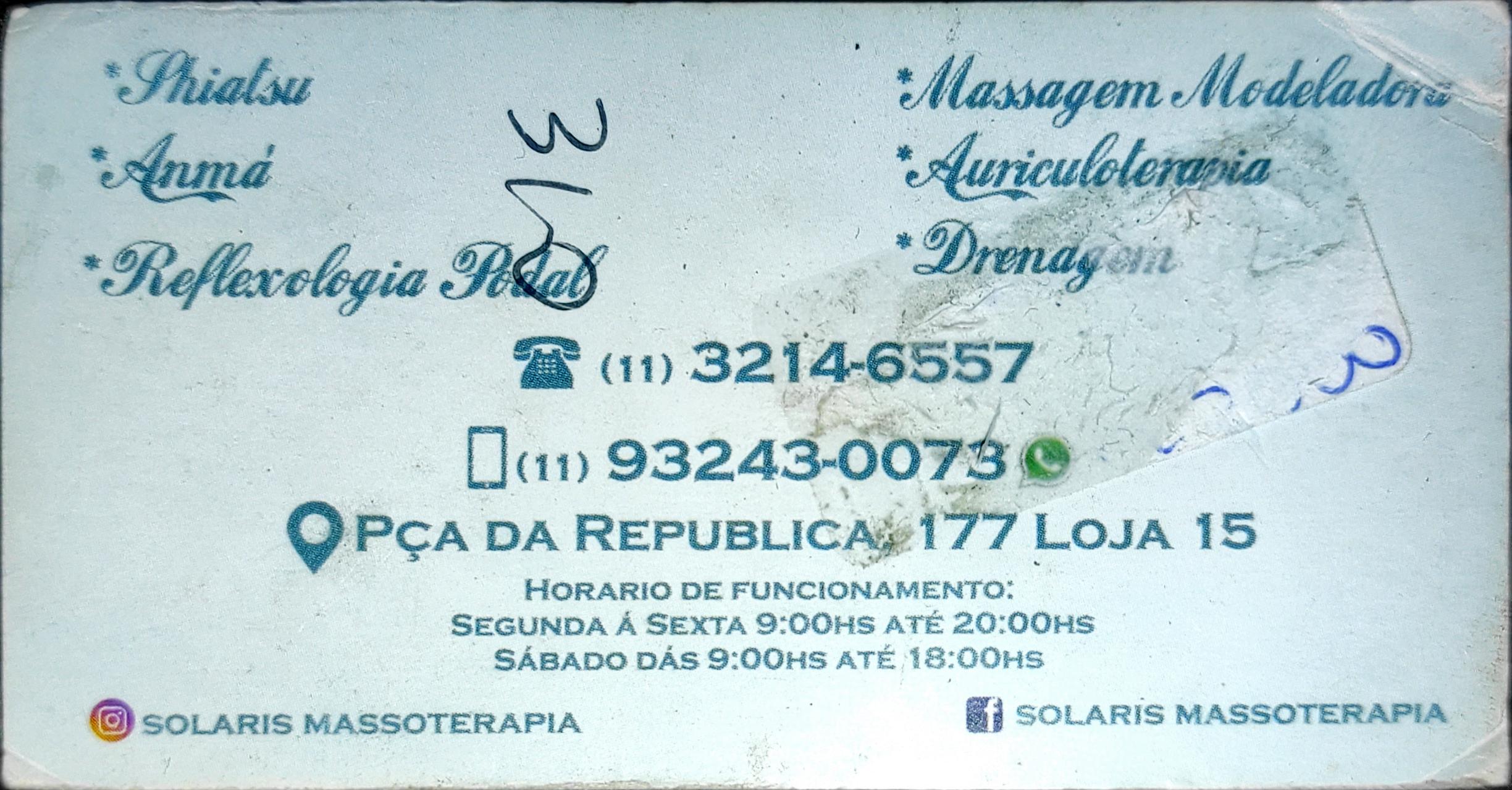 Solaris Terapias Corporais