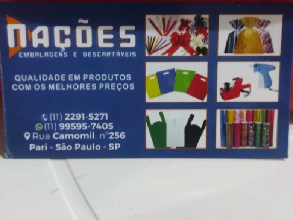 Nações Embalagens e Descartáveis