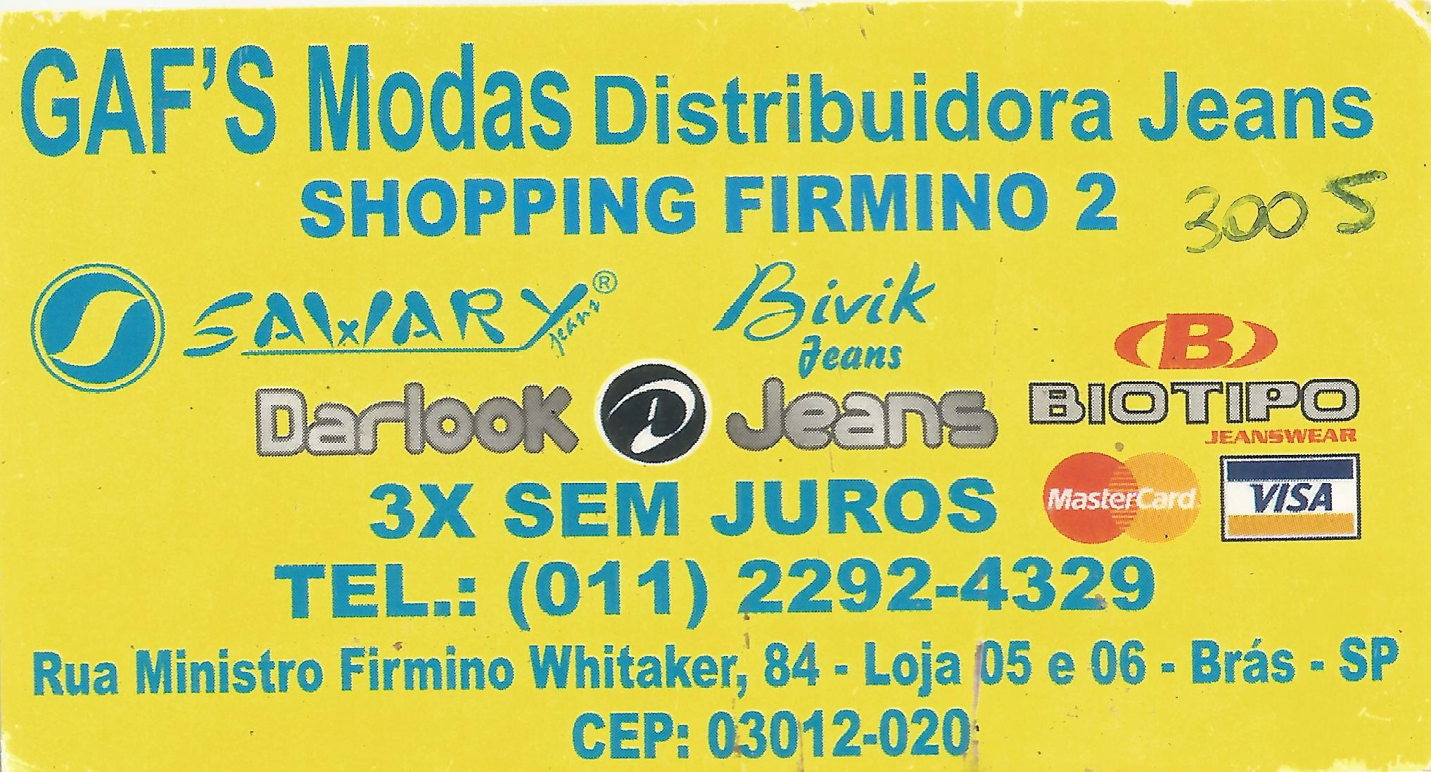 GAF'S Modas Distribuidora Jeans