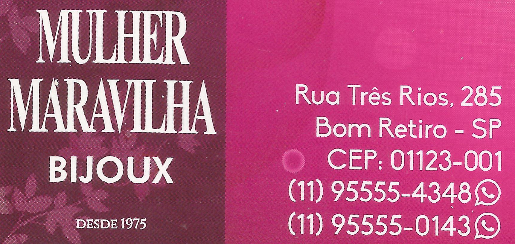 MULHER MARAVILHA BIJOUX