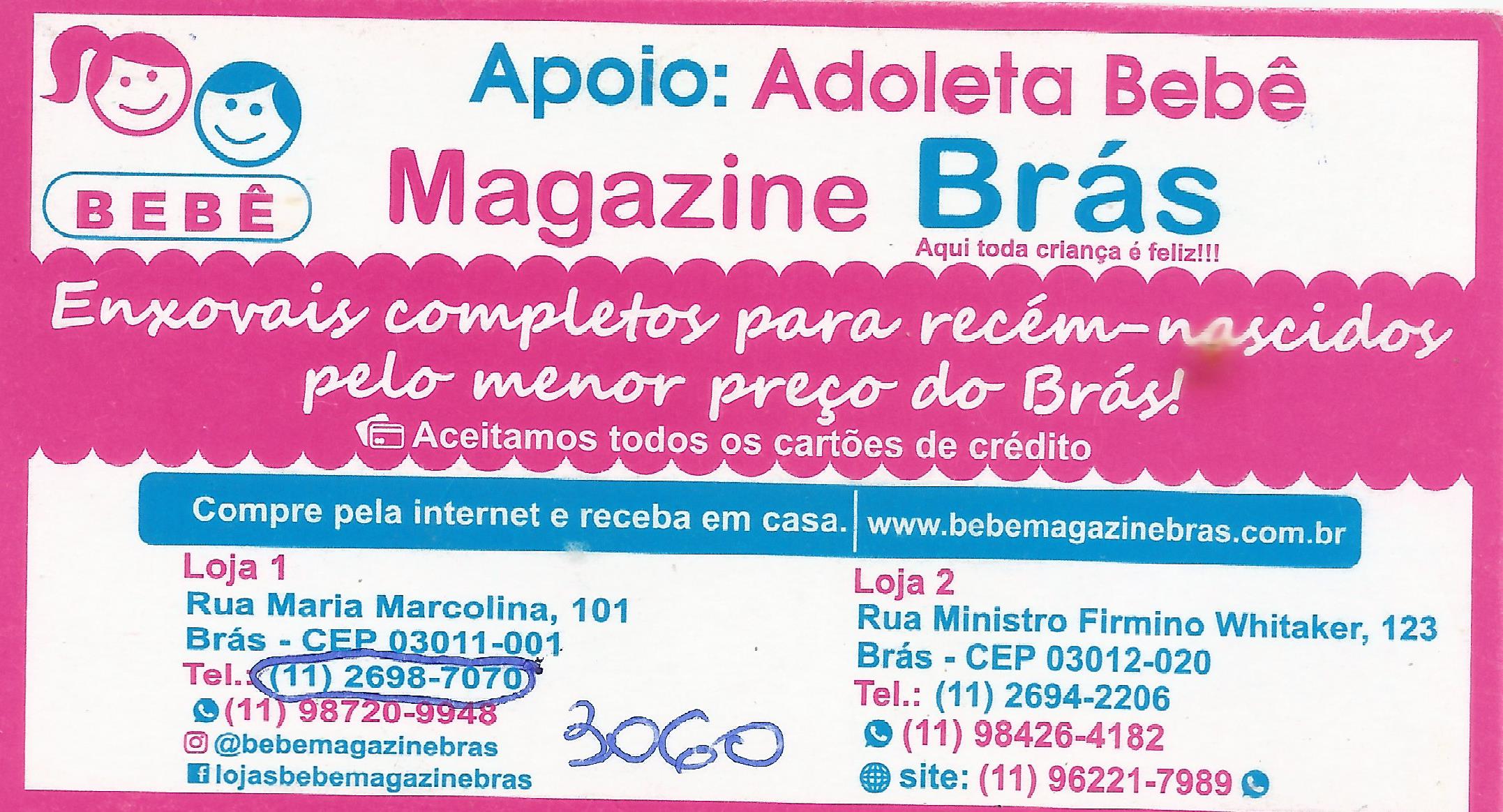 Bebê Magazine Brás