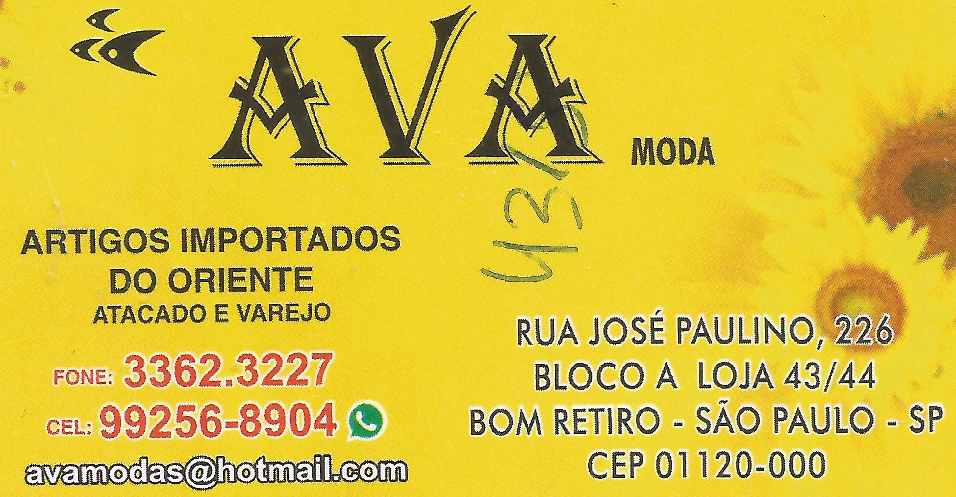 AVA ARTIGOS IMPORTADOS