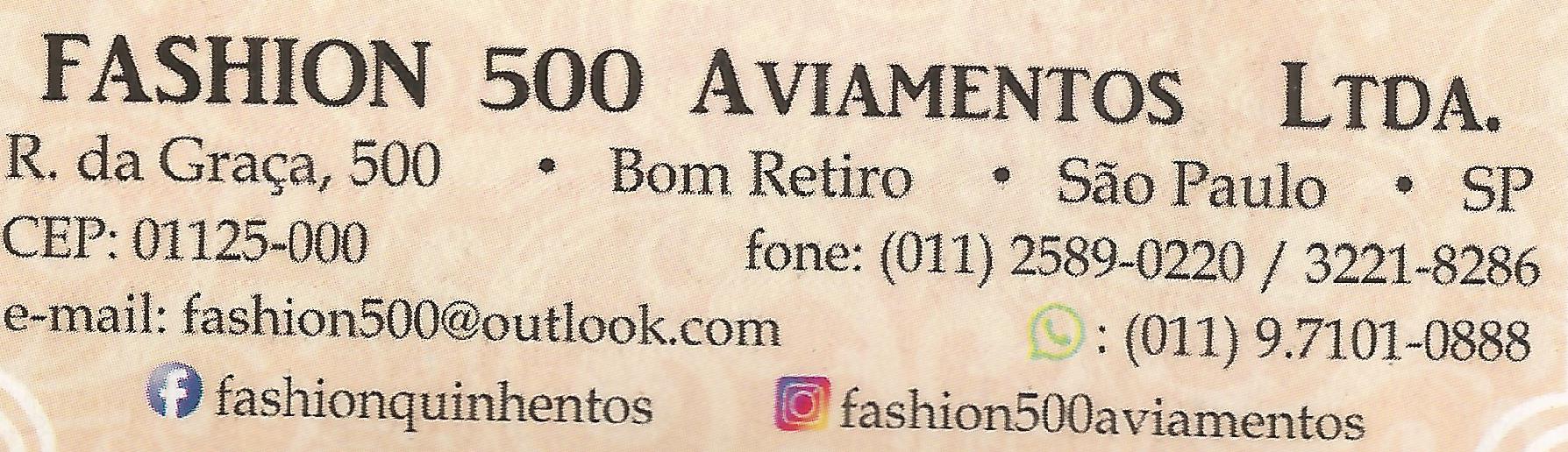 Fashion 500 Aviamentos