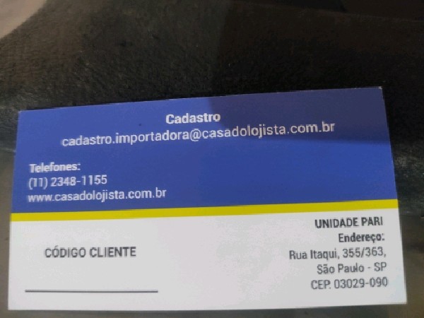 Casa do Lojista Atacadista