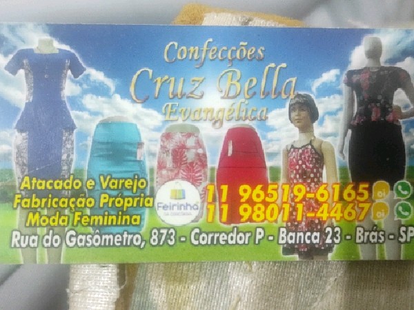 Confecções Cruz Bella Evangélica