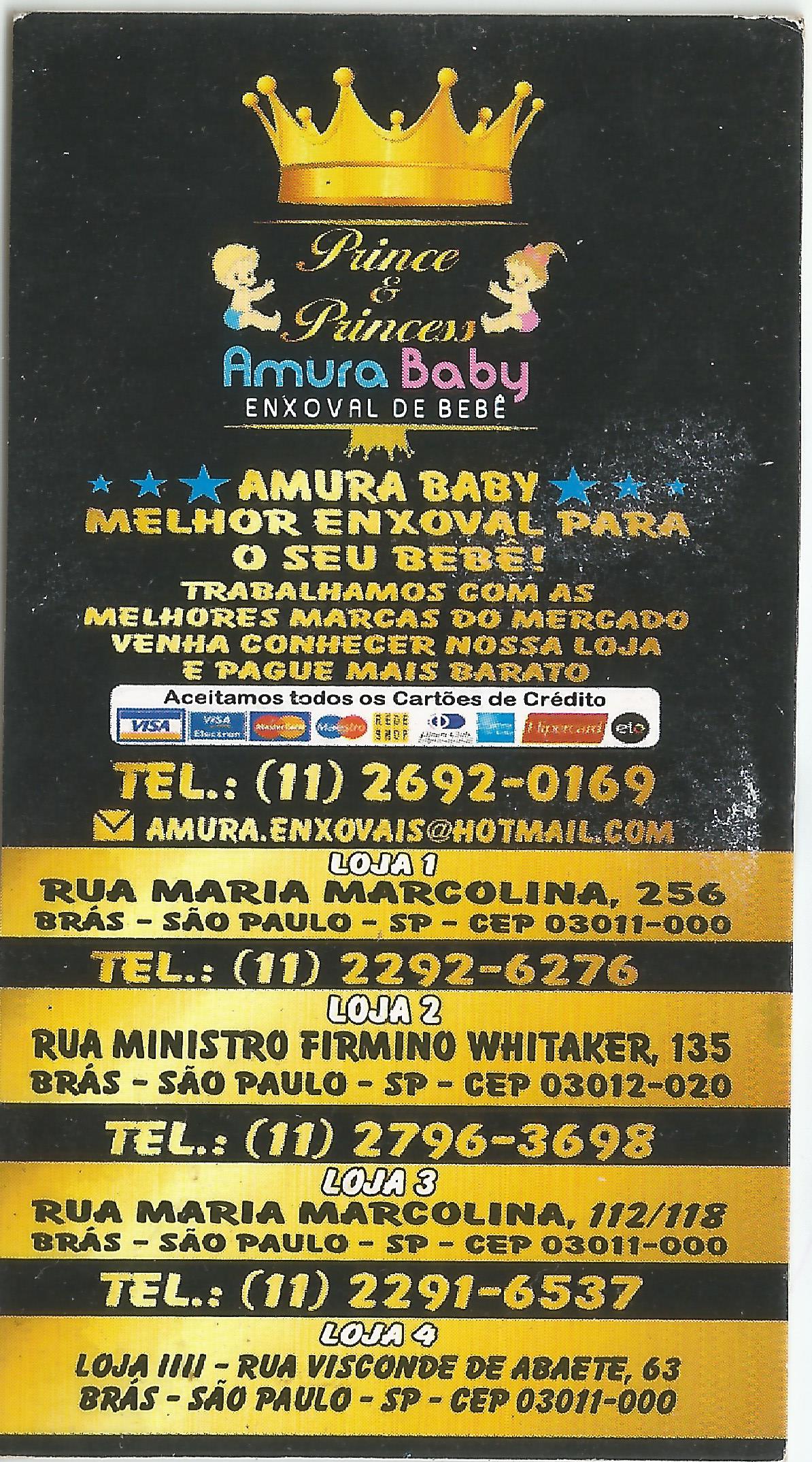 Prince & Princess Amura Baby ENXOVAL DE BEBÊ
