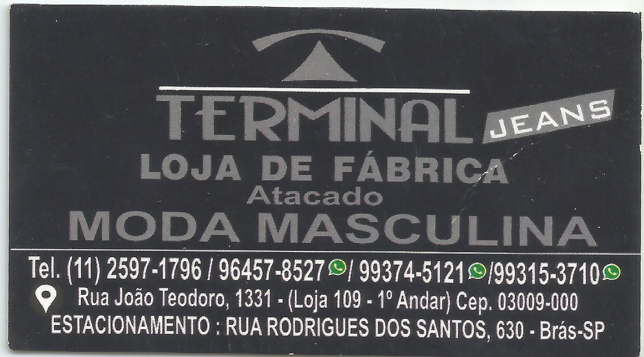Terminal Loja de Fábrica Atacado moda masc
