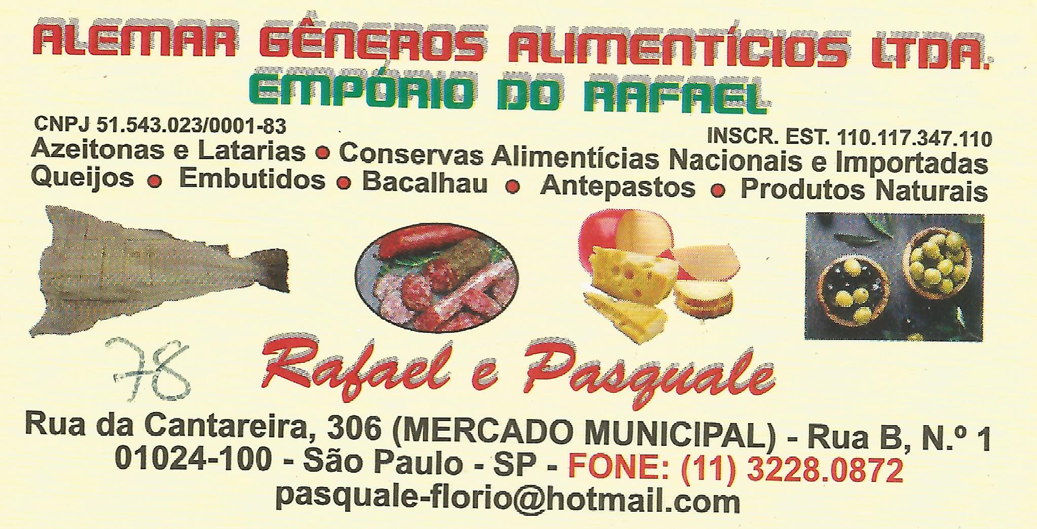 ALEMAR GÊNEROS ALIMENTÍCIOS LTDA. EMPORIO DO RAFAEL