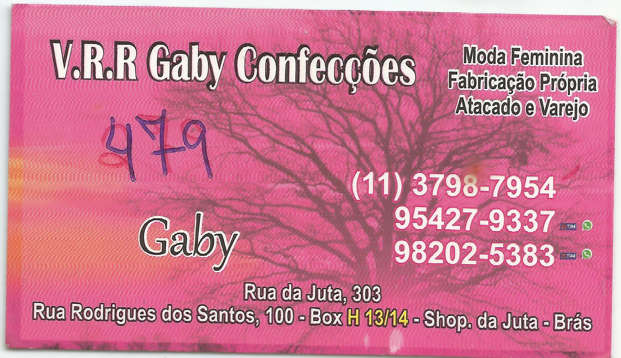 V.R.R Gaby Confecções