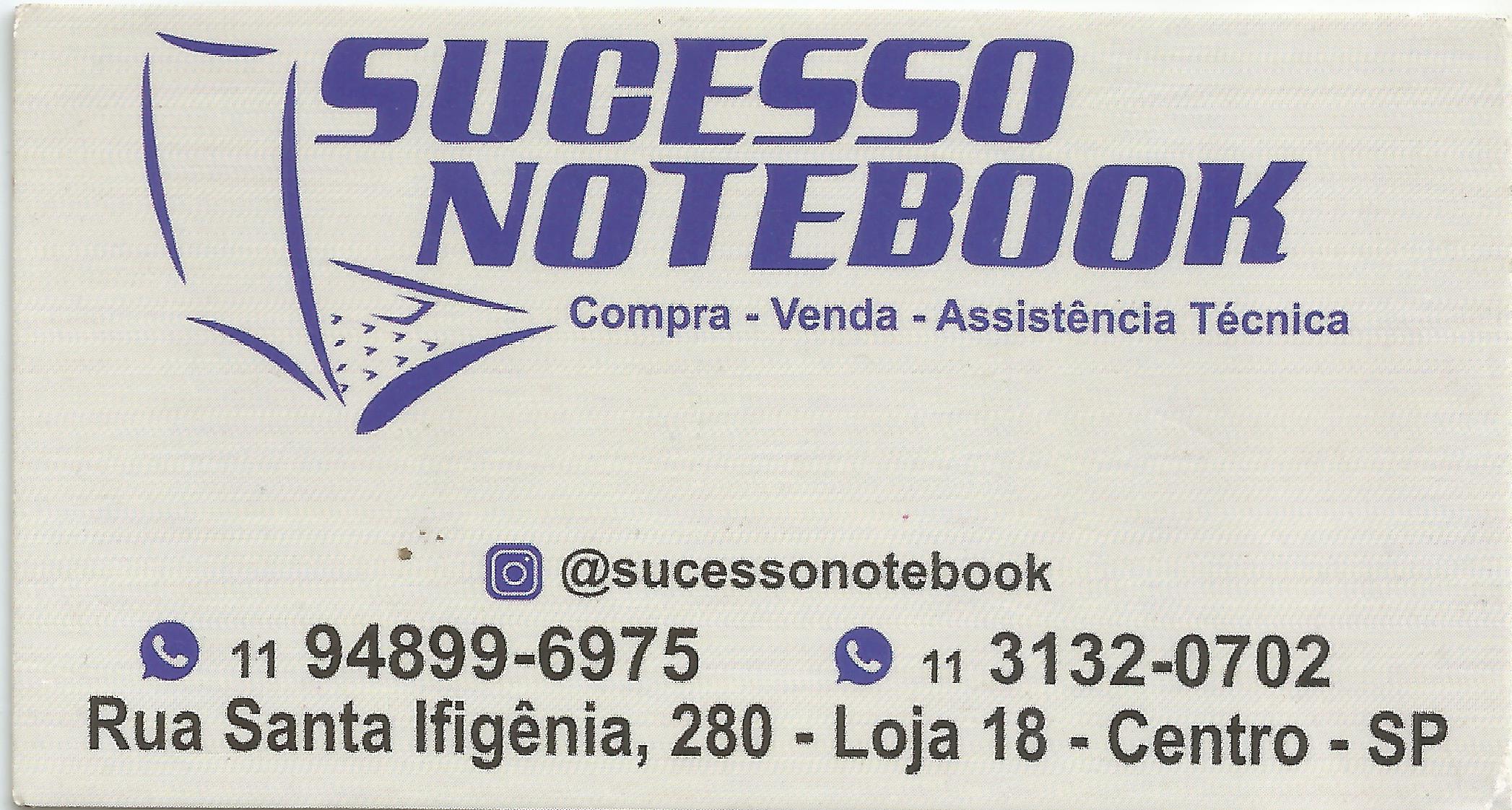 Sucesso Notebook