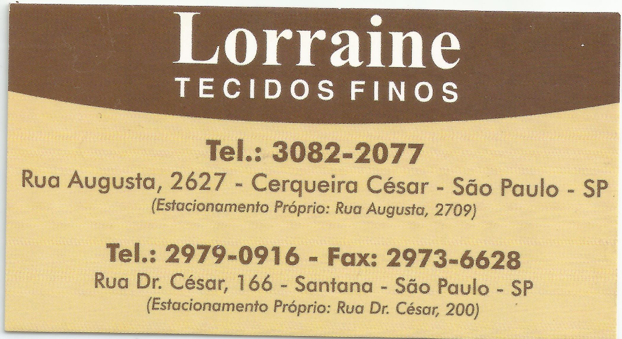 Lorraine Tecidos Finos