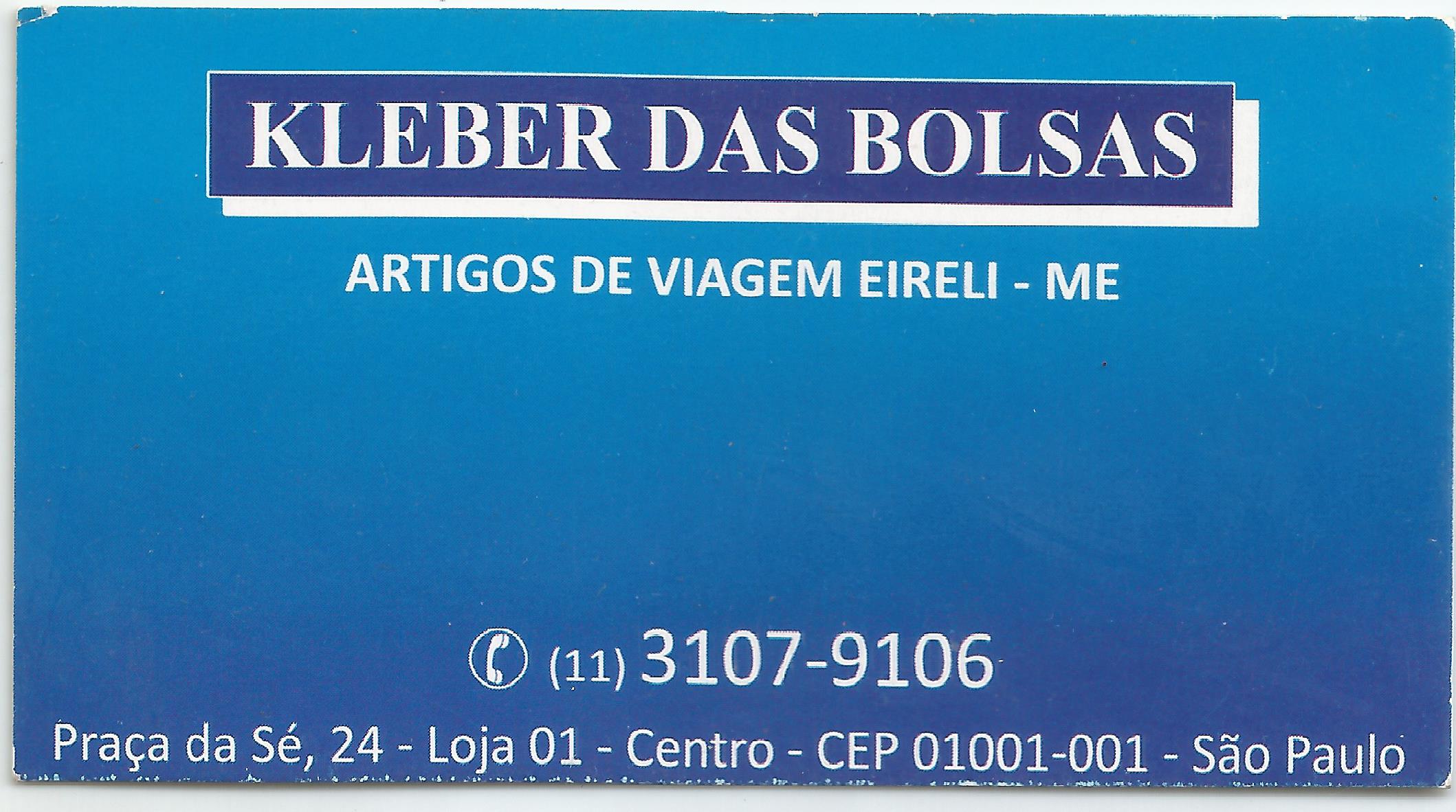 KLEBER DAS BOLSAS