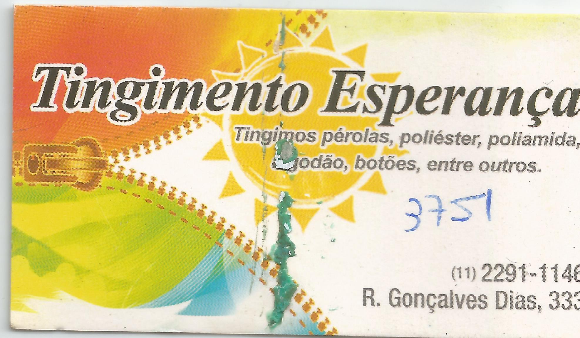 Tingimento Esperança