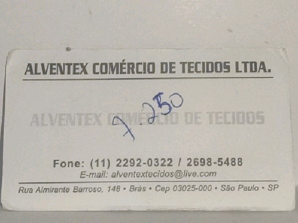 Alventex Comércio de Tecidos LTDA